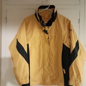COLUMBIA Yellow and Black Women's Jacket SIZE S